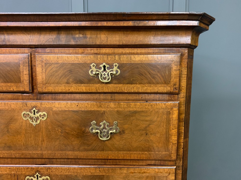 George II Burr Walnut Chest on Chest View IV