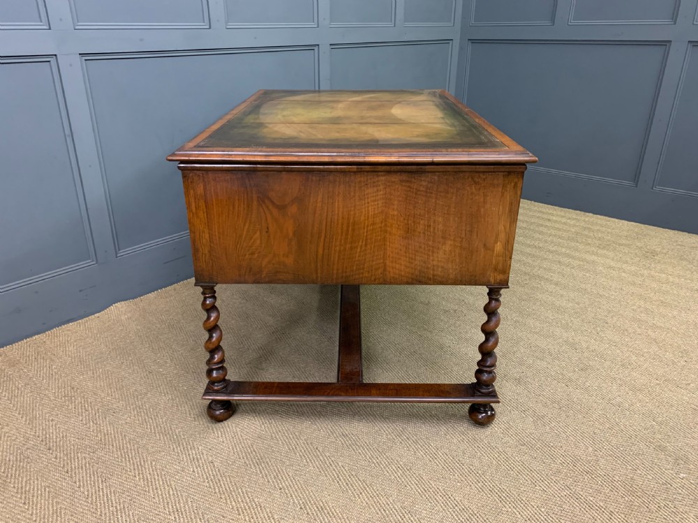 Burr Walnut Writing Desk View IX