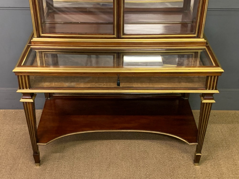 Superb 19th Century Brass Inlaid Bijouterie Cabinet View V