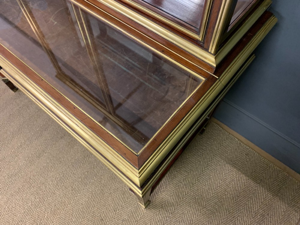 Superb 19th Century Brass Inlaid Bijouterie Cabinet View VI