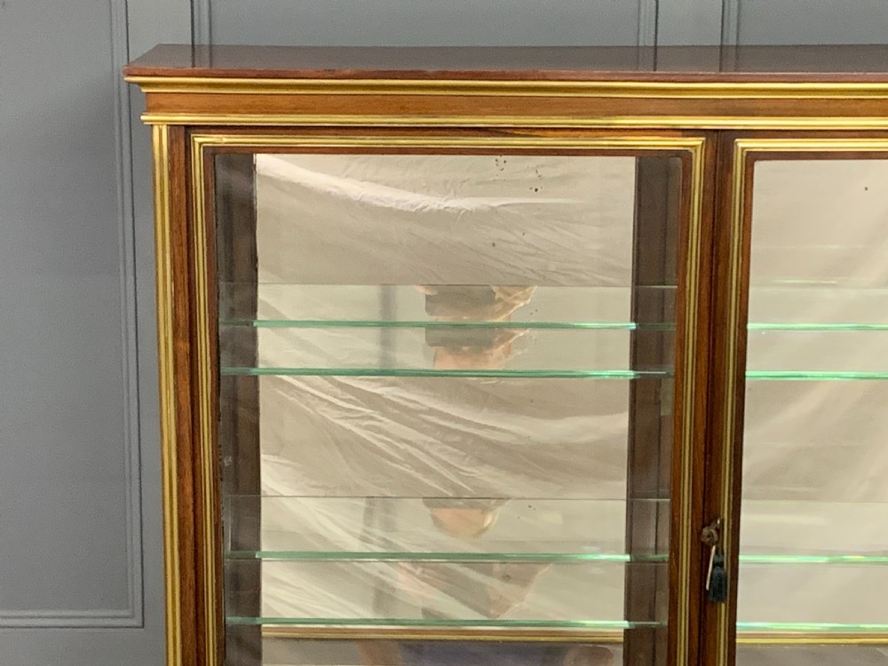 Superb 19th Century Brass Inlaid Bijouterie Cabinet View VII