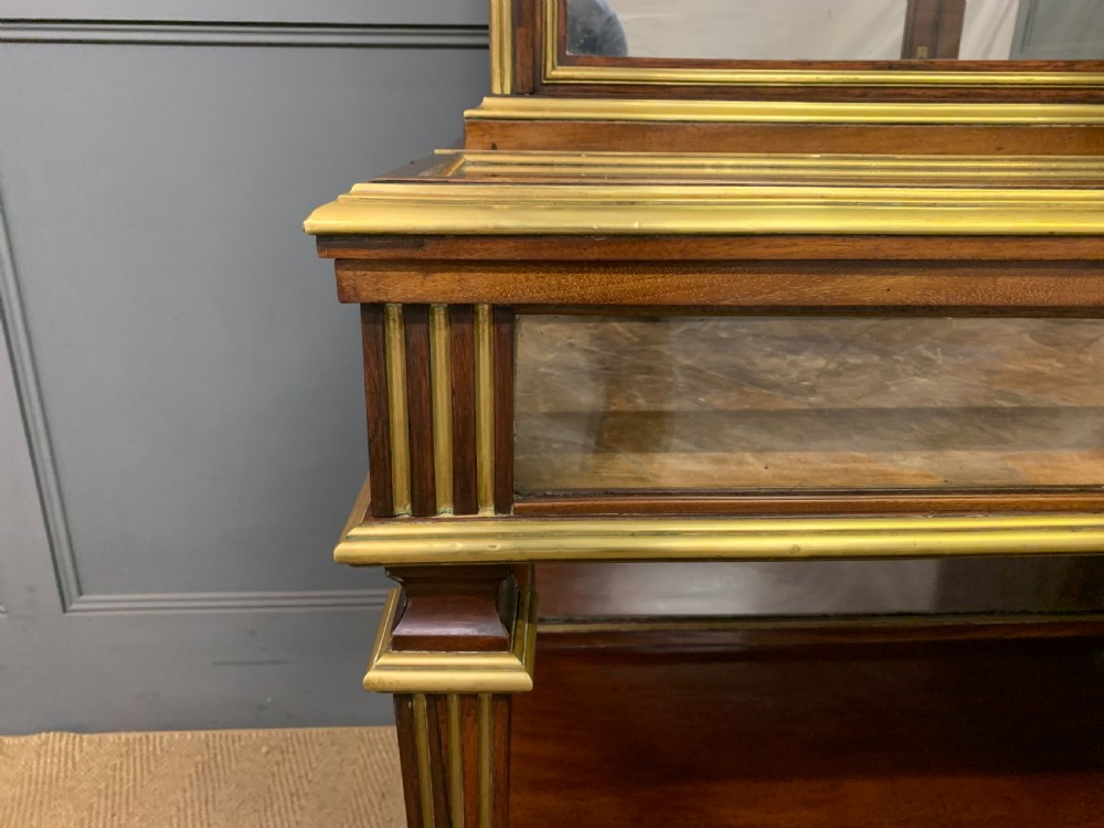Superb 19th Century Brass Inlaid Bijouterie Cabinet View X