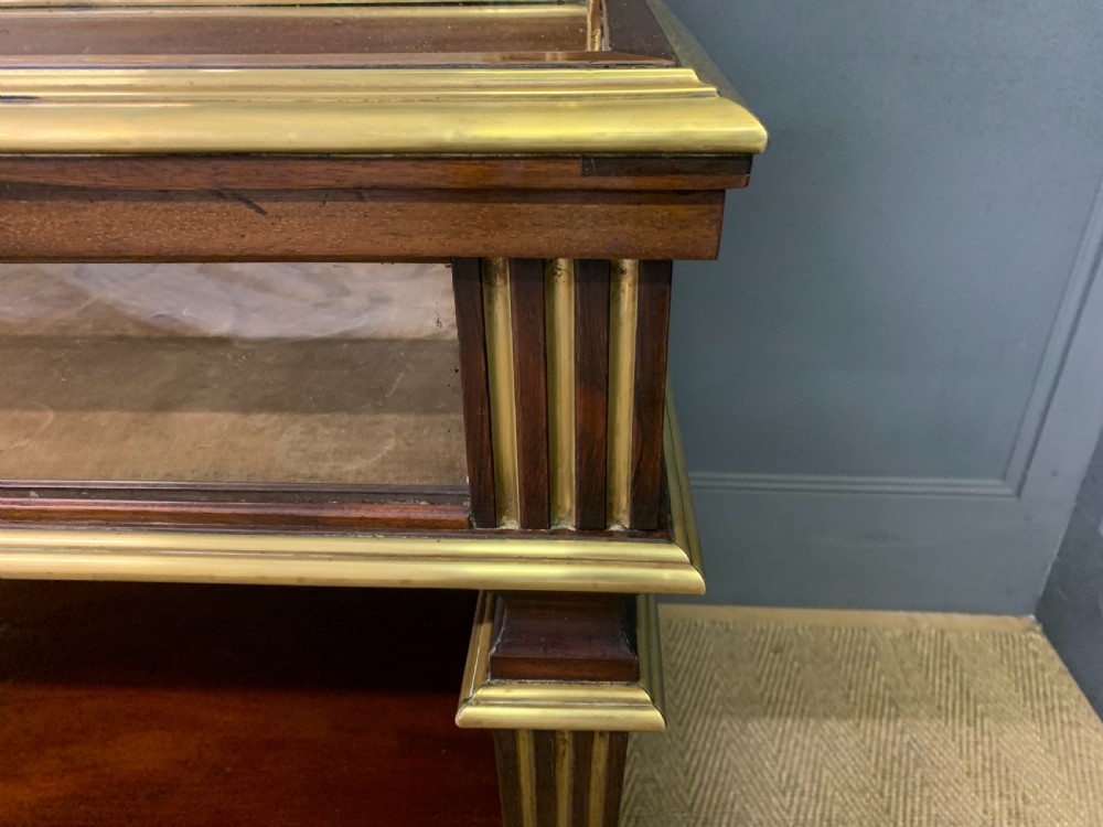 Superb 19th Century Brass Inlaid Bijouterie Cabinet View XII