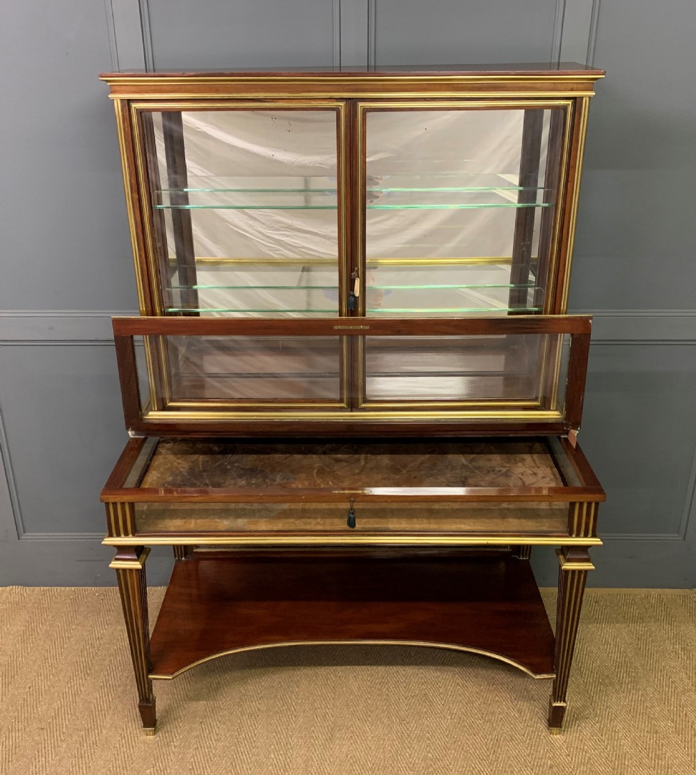 Superb 19th Century Brass Inlaid Bijouterie Cabinet View XVI