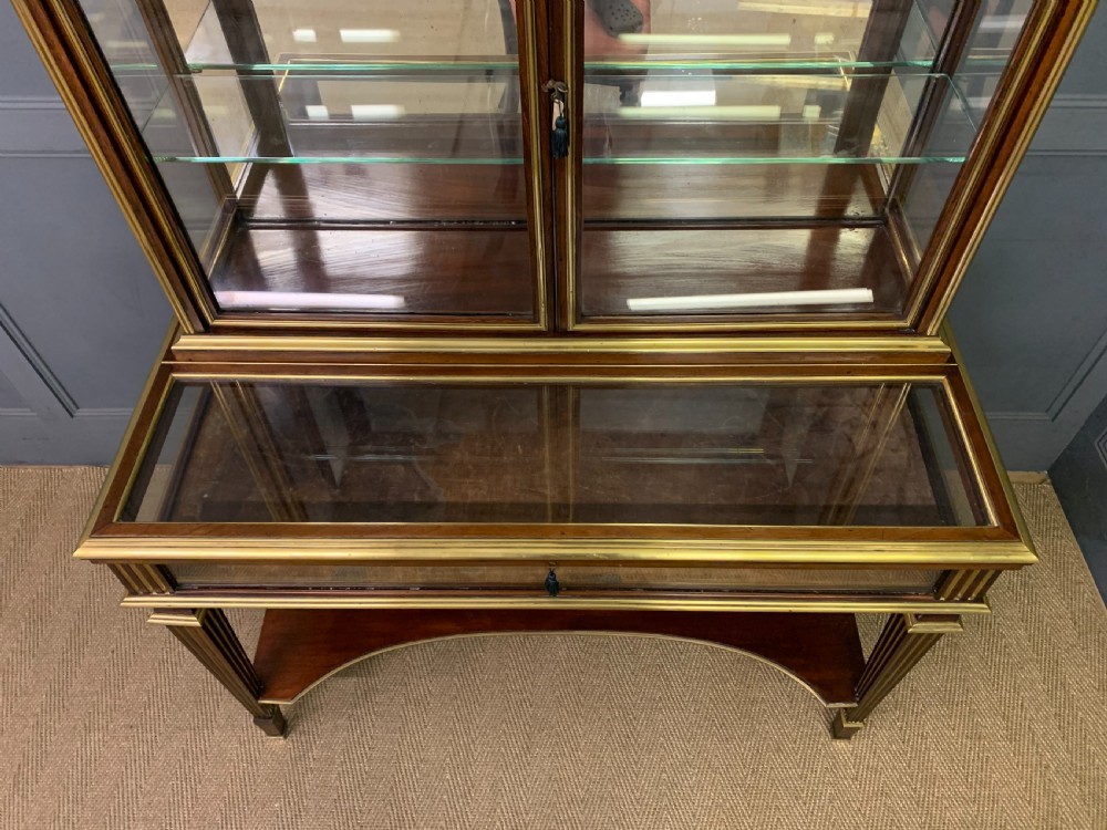 Superb 19th Century Brass Inlaid Bijouterie Cabinet View XVII