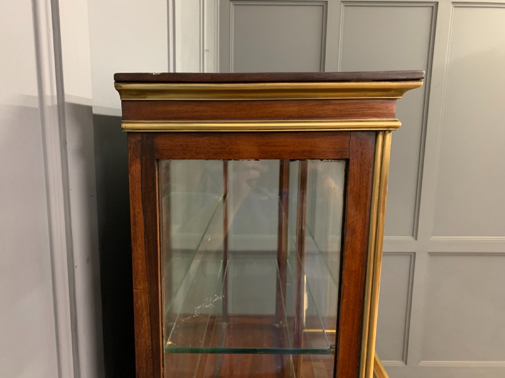 Superb 19th Century Brass Inlaid Bijouterie Cabinet View XIX