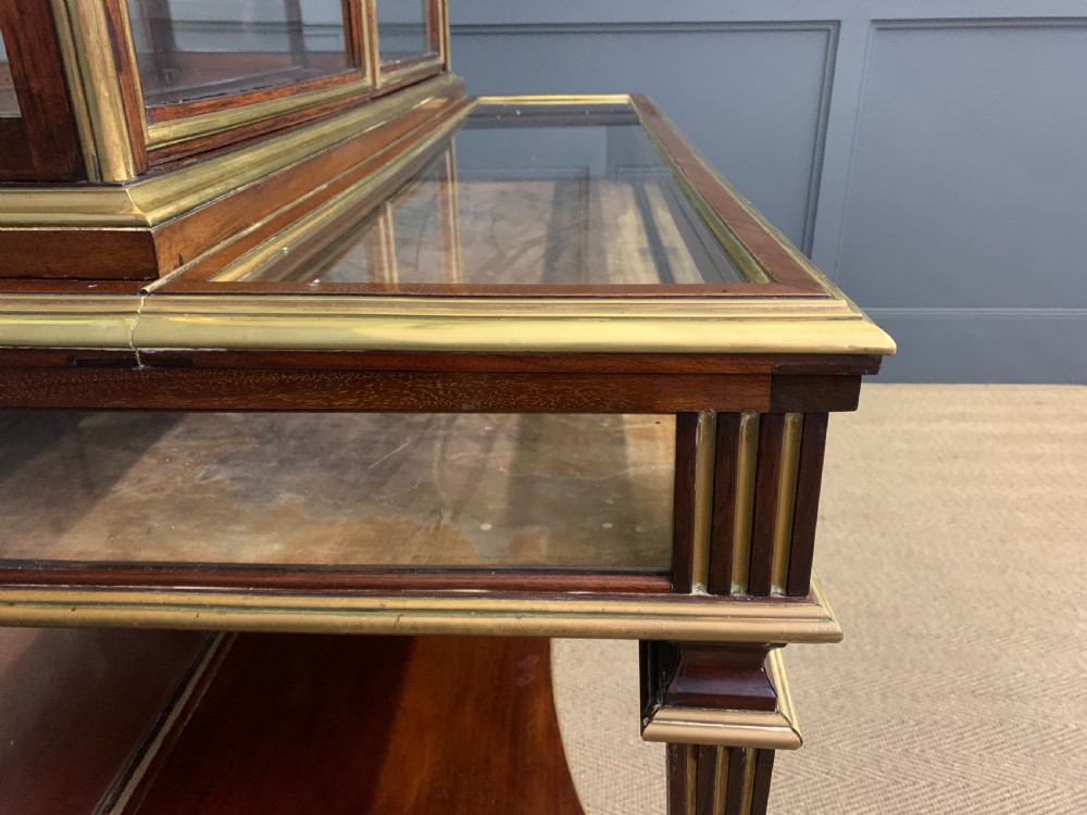 Superb 19th Century Brass Inlaid Bijouterie Cabinet View XX