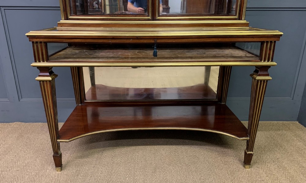 Superb 19th Century Brass Inlaid Bijouterie Cabinet View XXII