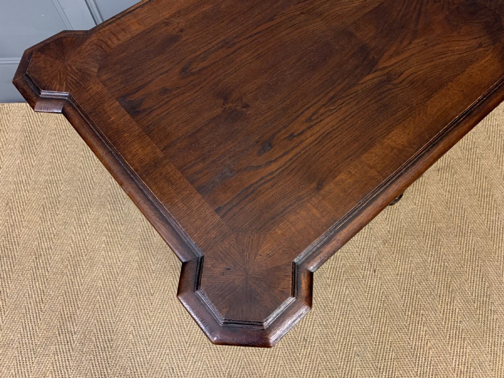 19th Century Carved Oak Table View VII