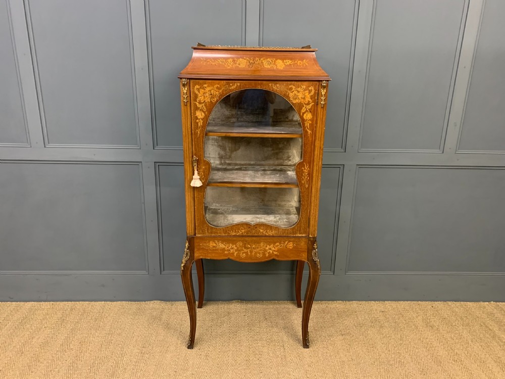 Inlaid Mahogany Vitrine View II