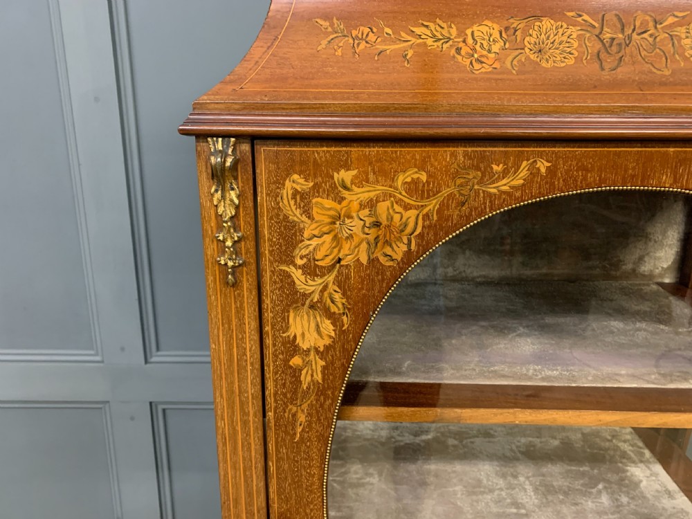 Inlaid Mahogany Vitrine View VII