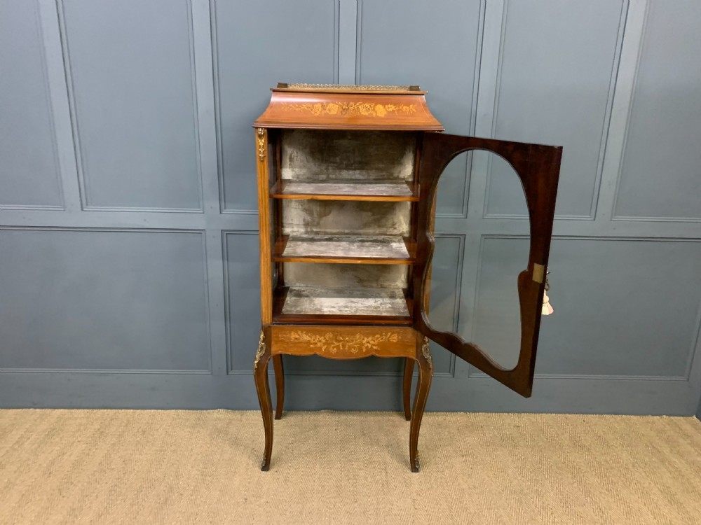 Inlaid Mahogany Vitrine View X