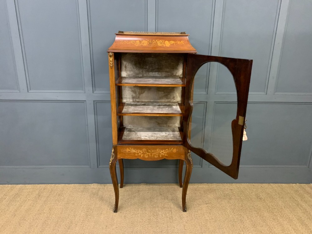 Inlaid Mahogany Vitrine View XI