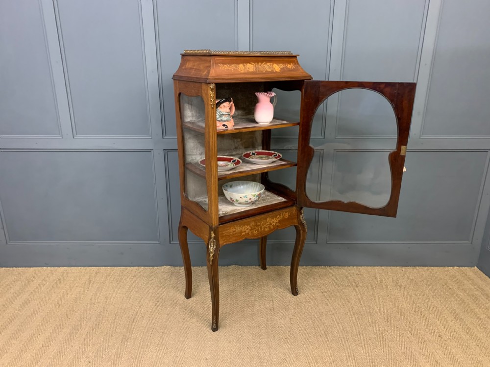 Inlaid Mahogany Vitrine View XVI
