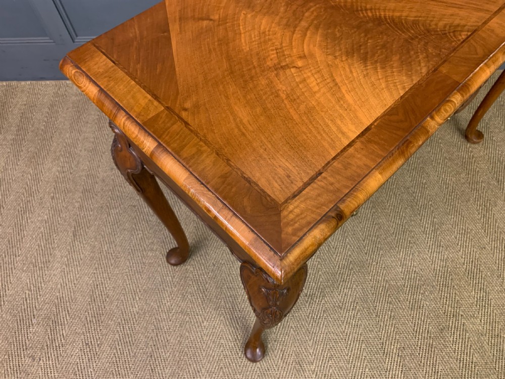 Burr Walnut Console Table View X