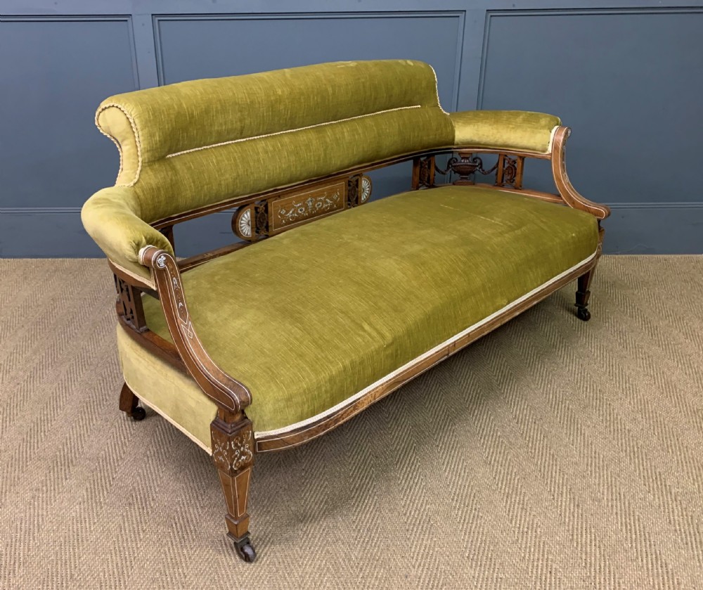 Inlaid Rosewood Settee View X