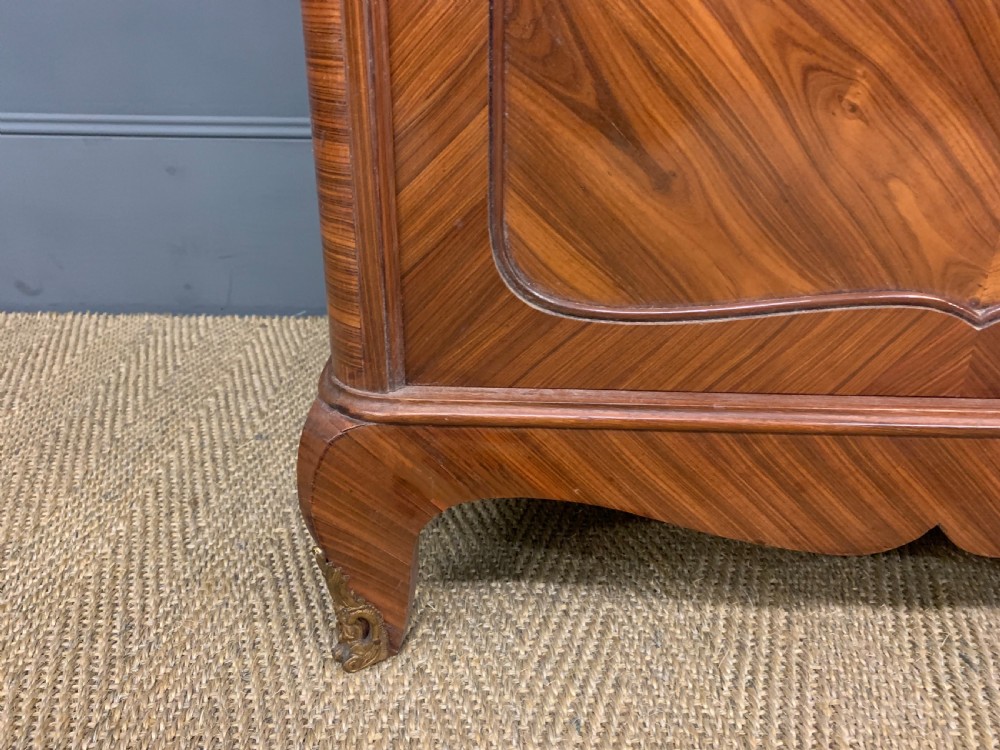 French Marble Topped Kingwood Cabinet View III