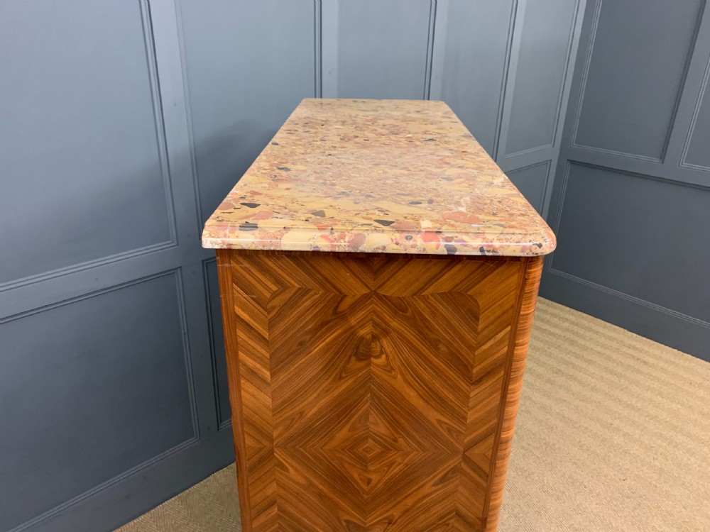 French Marble Topped Kingwood Cabinet View XIII