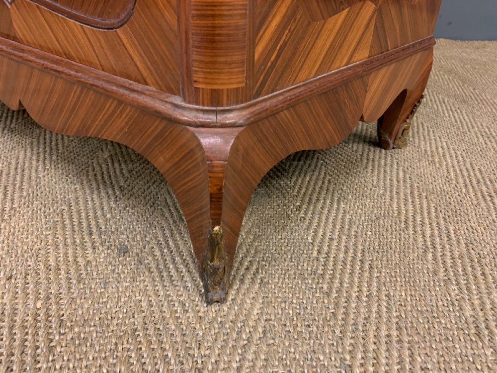 French Marble Topped Kingwood Cabinet View XVII