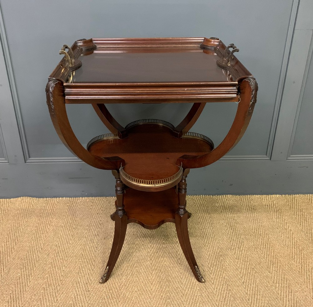 Victorian Mahogany Tray Top Table