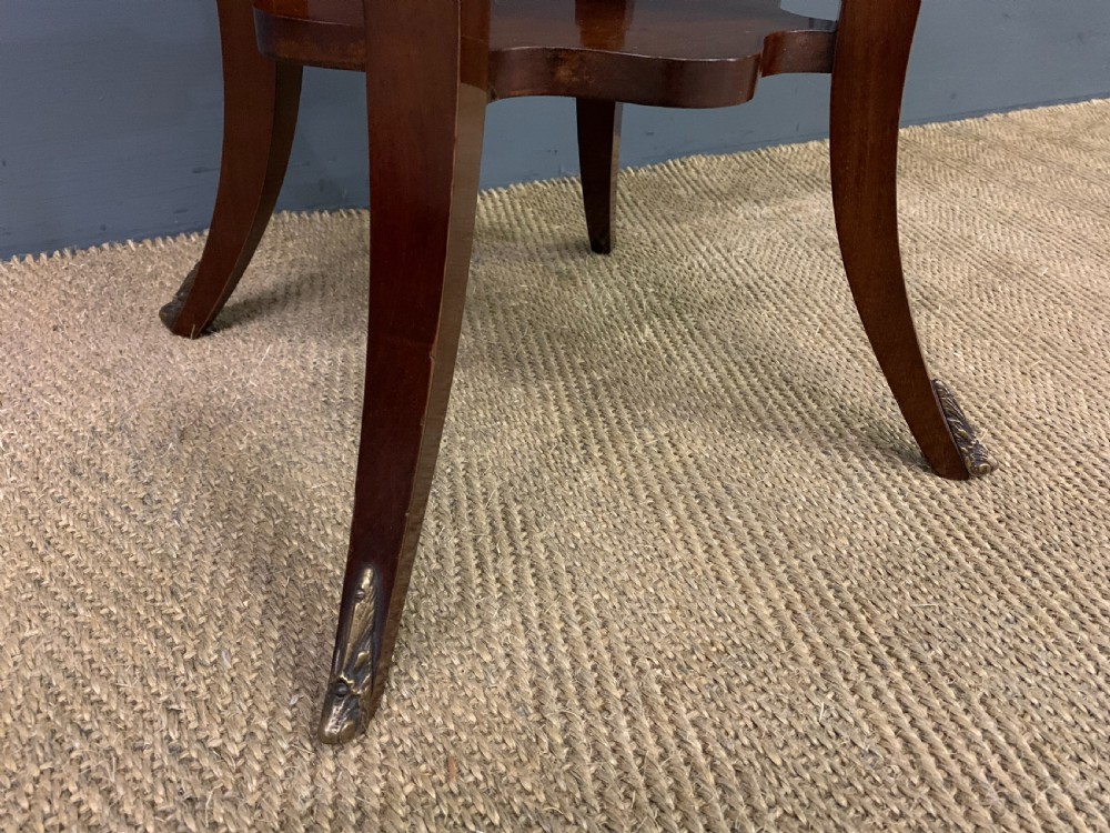 Victorian Mahogany Tray Top Table View IV