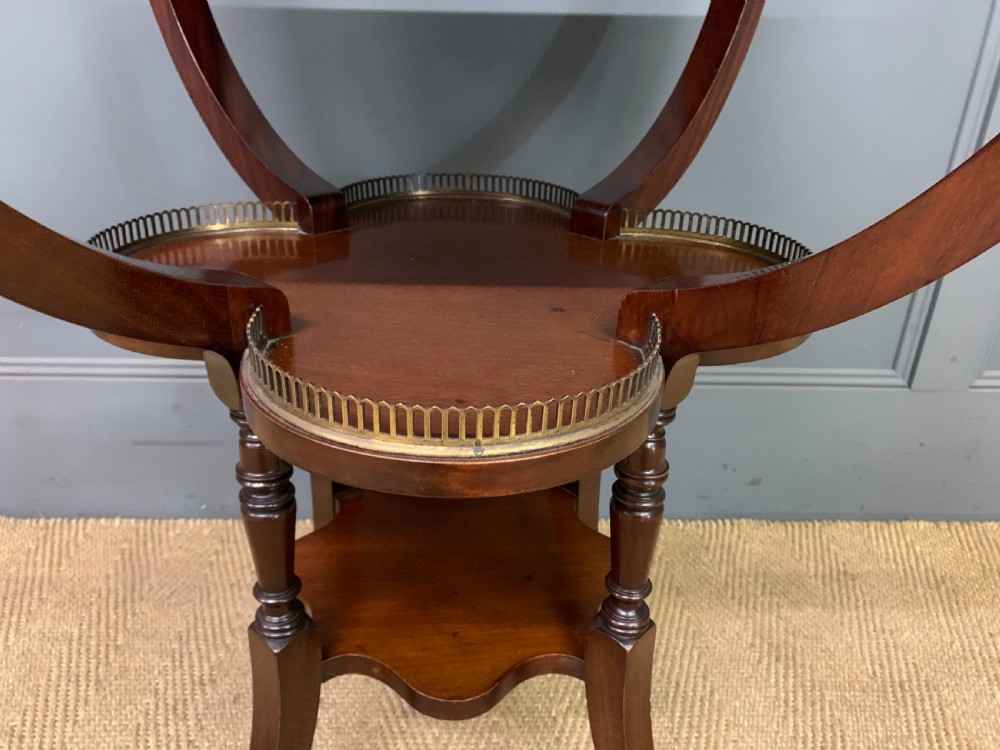 Victorian Mahogany Tray Top Table View XI