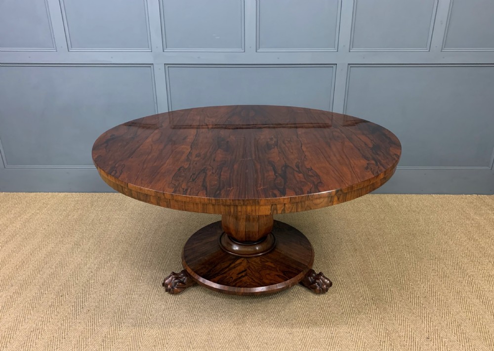 Early Victorian Rosewood Loo Table View V