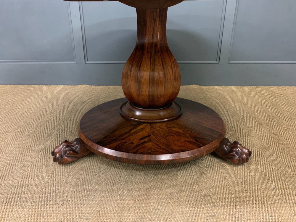 Early Victorian Rosewood Loo Table View IX