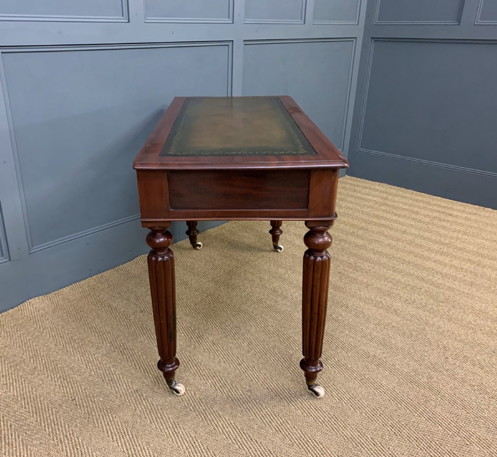 Victorian Mahogany 2 Drawer Writing Table View X