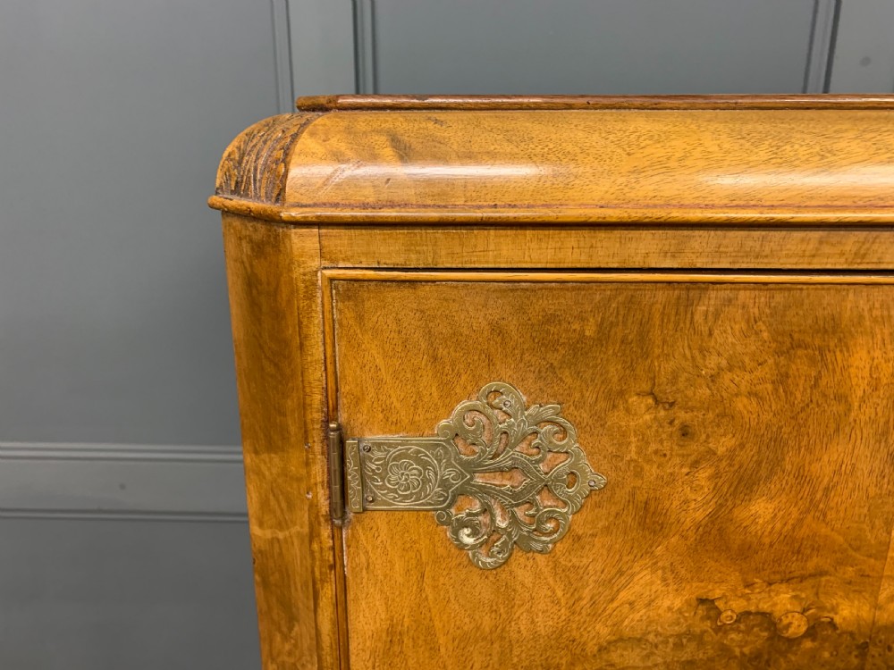 Burr Walnut Cocktail Cabinet View VI