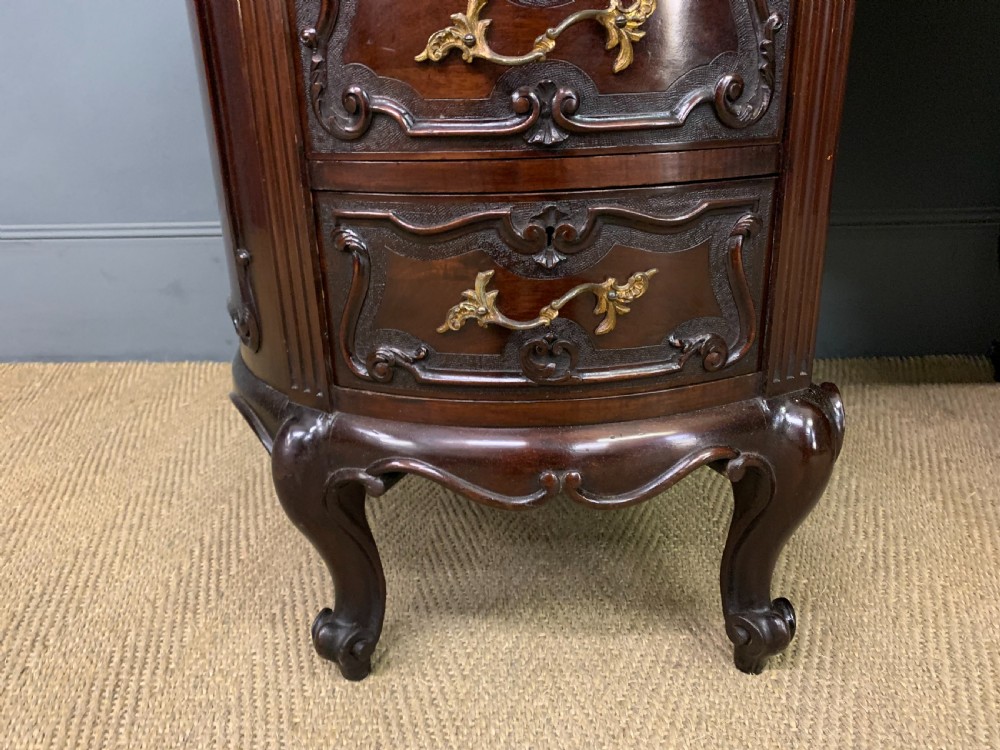 Victorian Mahogany Kidney Desk by Maple & Co. View VI