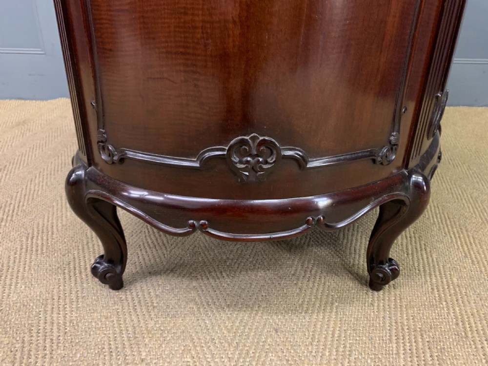 Victorian Mahogany Kidney Desk by Maple & Co. View XVIII