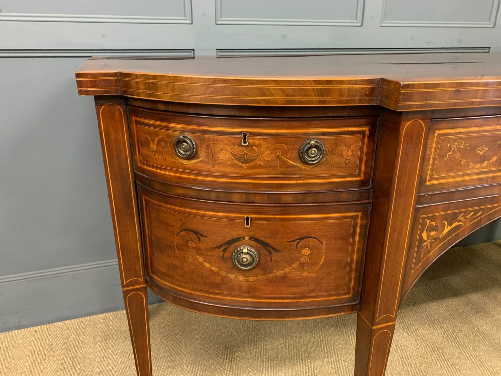Georgian Inlaid Mahogany Sideboard View II