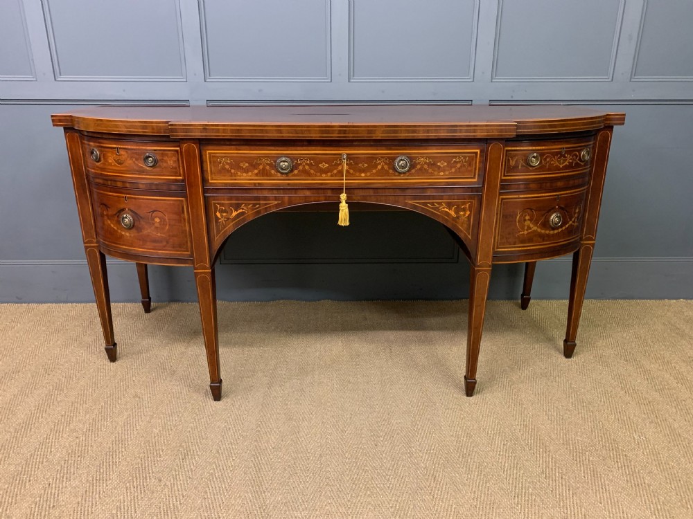 Georgian Inlaid Mahogany Sideboard View III