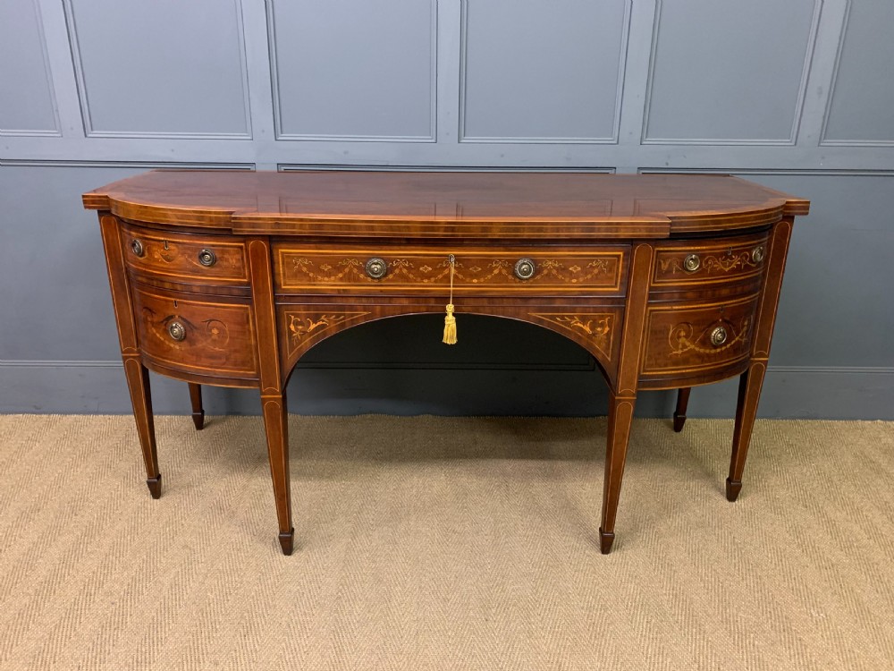 Georgian Inlaid Mahogany Sideboard View V