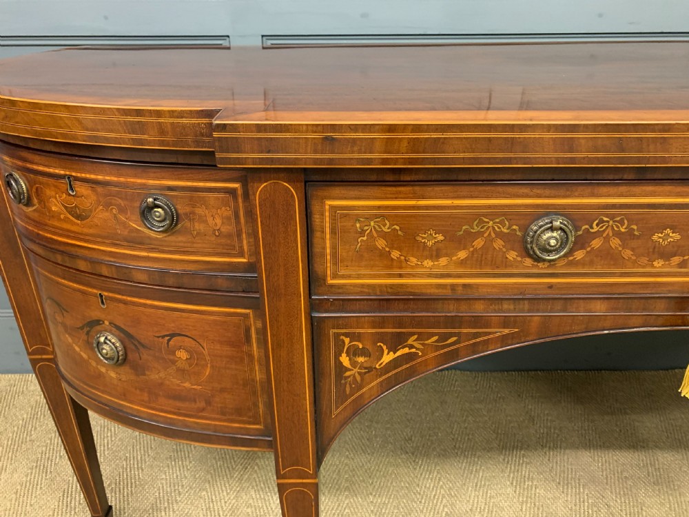 Georgian Inlaid Mahogany Sideboard View VI