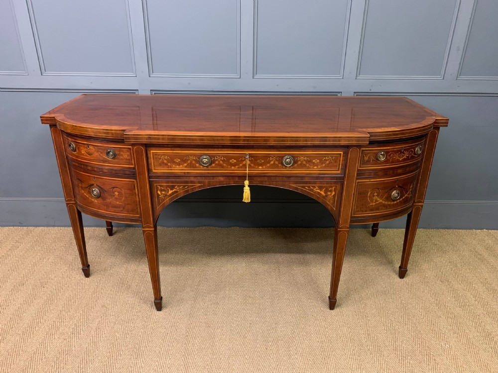 Georgian Inlaid Mahogany Sideboard View VII