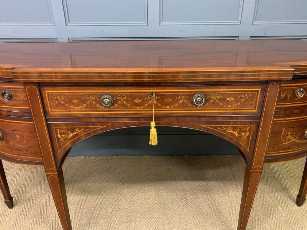 Georgian Inlaid Mahogany Sideboard View VIII