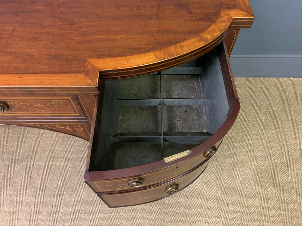 Georgian Inlaid Mahogany Sideboard View XI