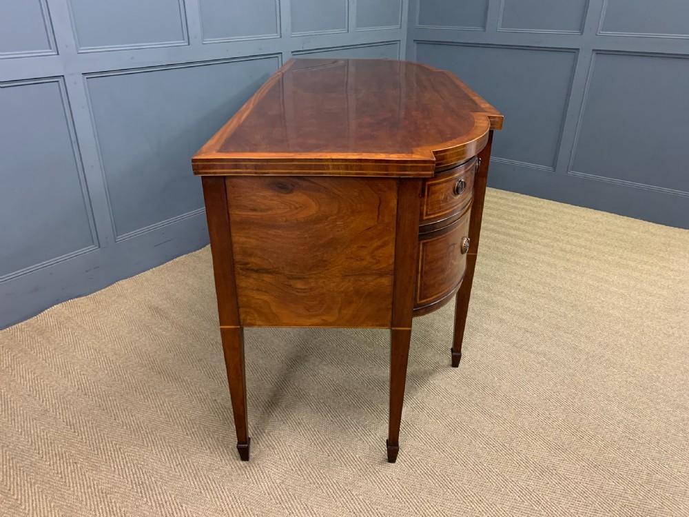 Georgian Inlaid Mahogany Sideboard View XIII