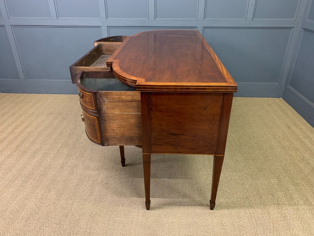 Georgian Inlaid Mahogany Sideboard View XVI