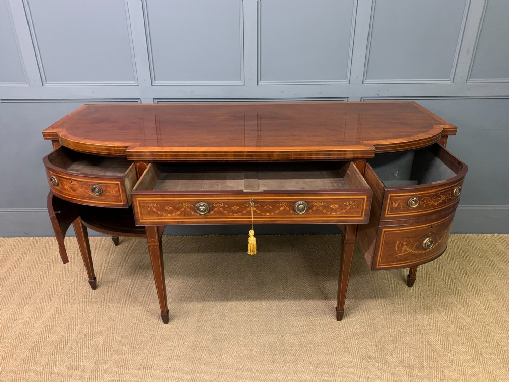 Georgian Inlaid Mahogany Sideboard View XVII