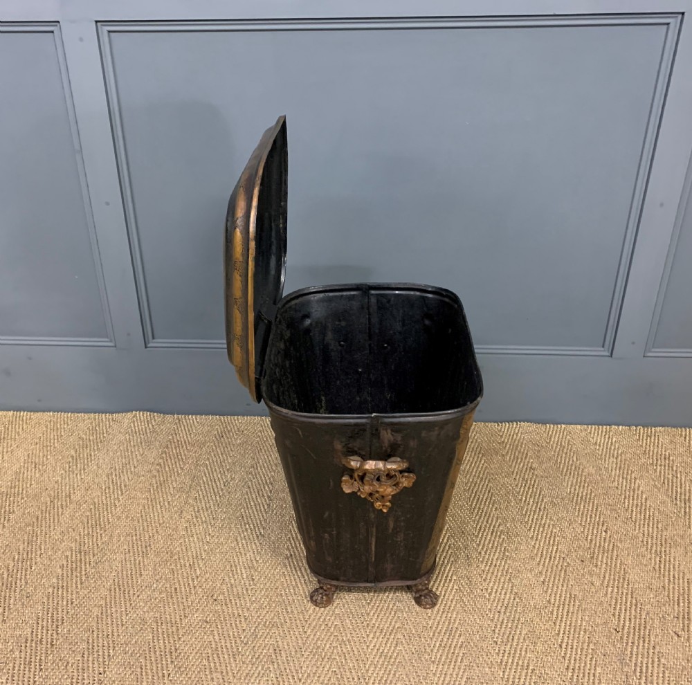 Victorian Toleware Log Bin View X