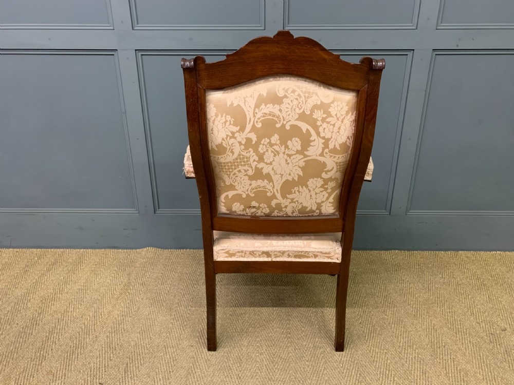 Pair of 19th Century French Mahogany Armchairs View XIV