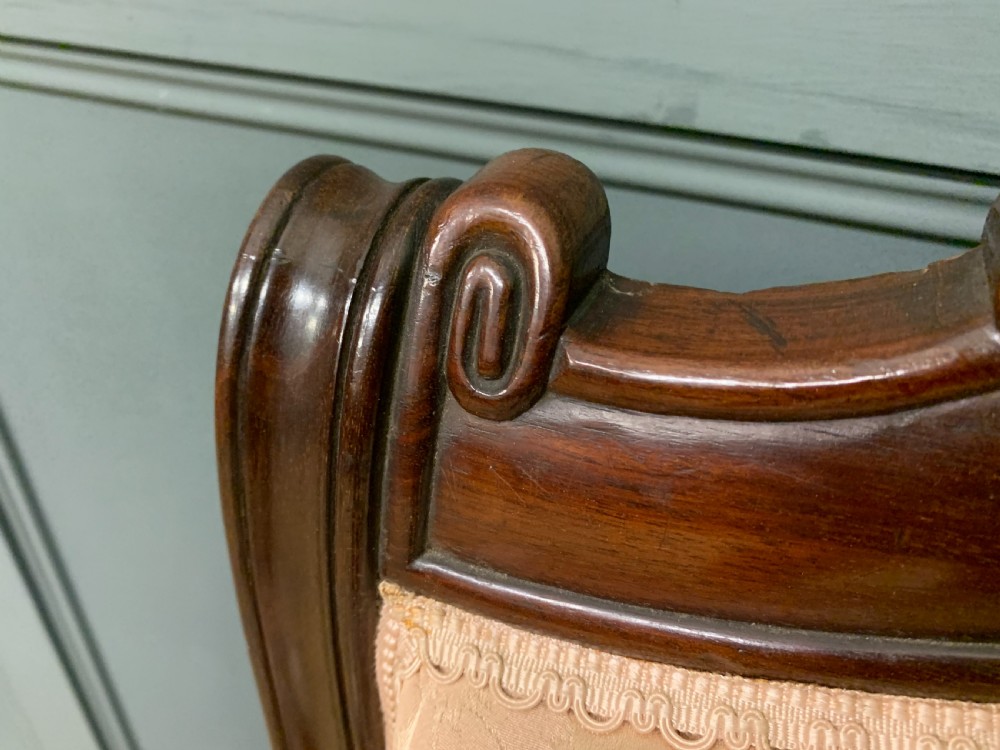 Pair of 19th Century French Mahogany Armchairs View XV