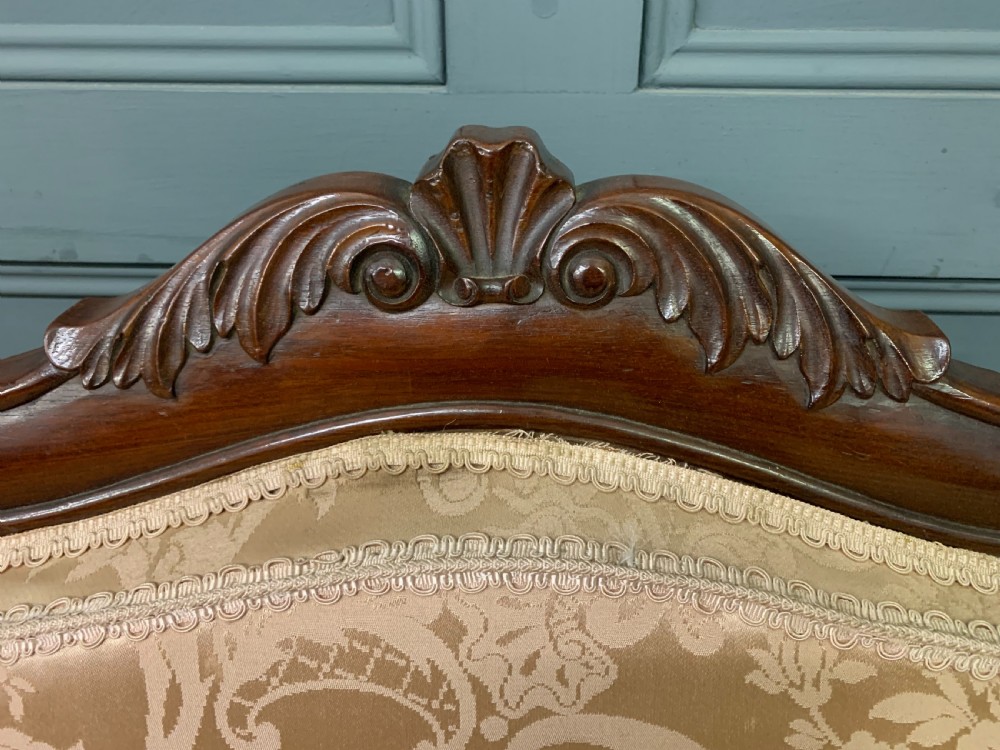 Pair of 19th Century French Mahogany Armchairs View XVI