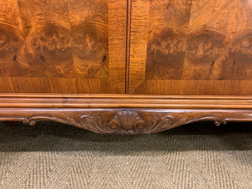 Shapland and Petter Burr Walnut Bookcase View VIII