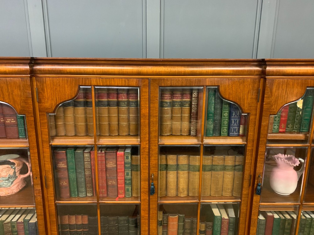 Shapland and Petter Burr Walnut Bookcase View X