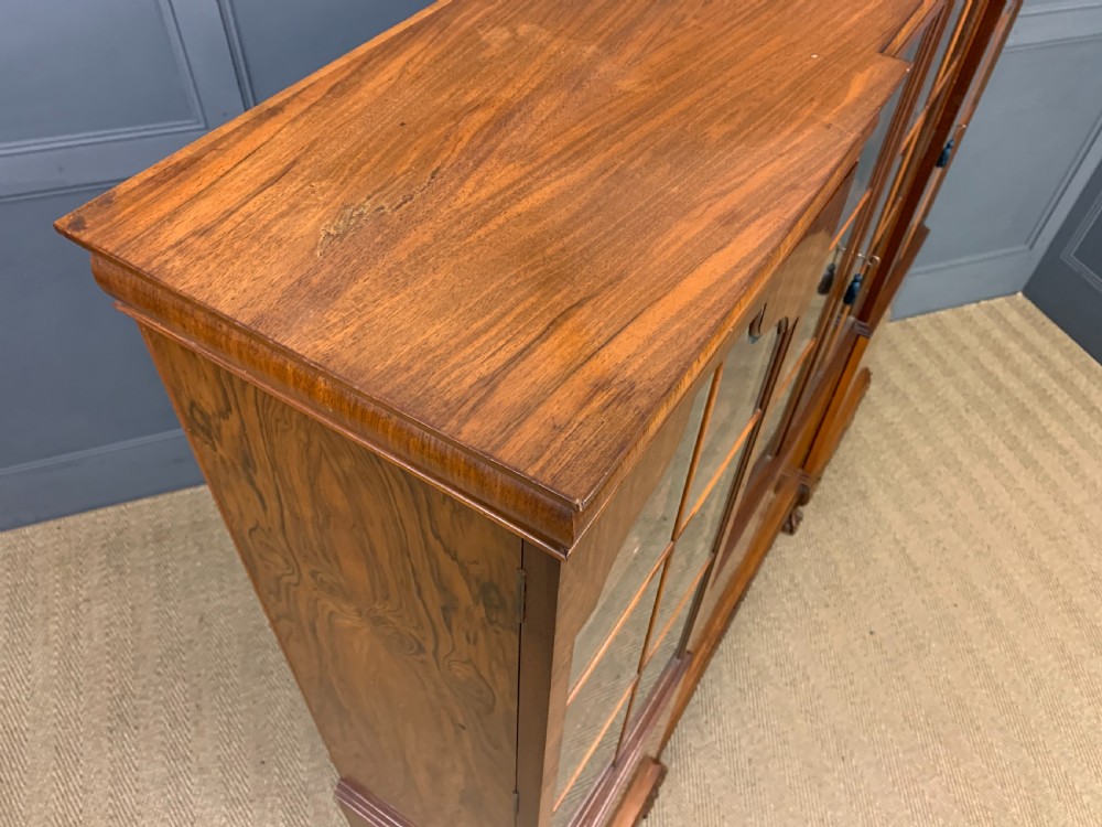 Shapland and Petter Burr Walnut Bookcase View XVI