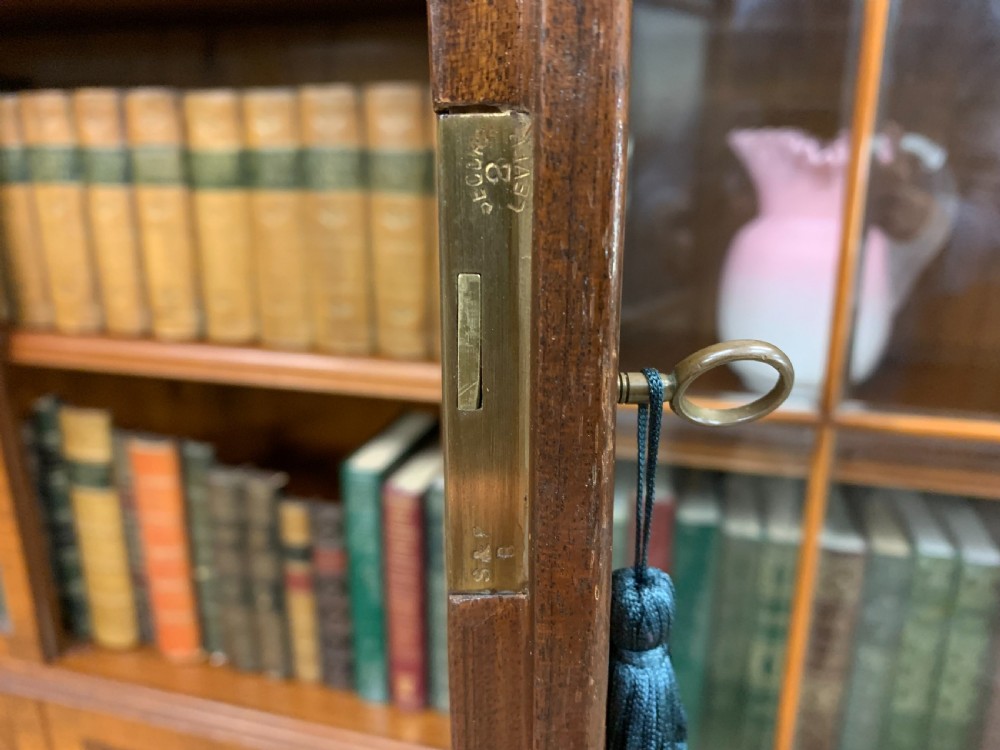 Shapland and Petter Burr Walnut Bookcase View XX